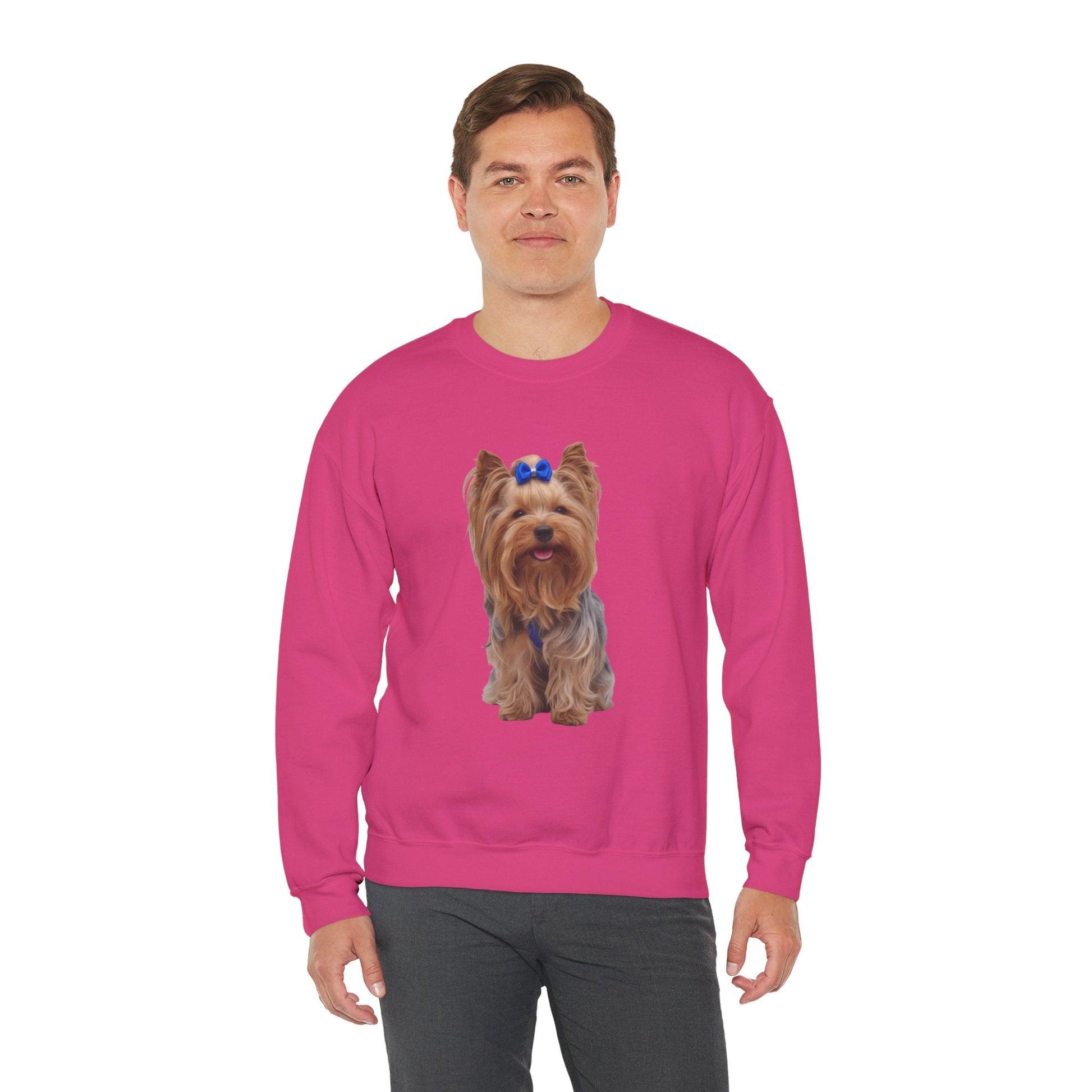 Felpa Girocollo Unisex AKYCO per amanti degli Yorkshire Terrier e Yorkie