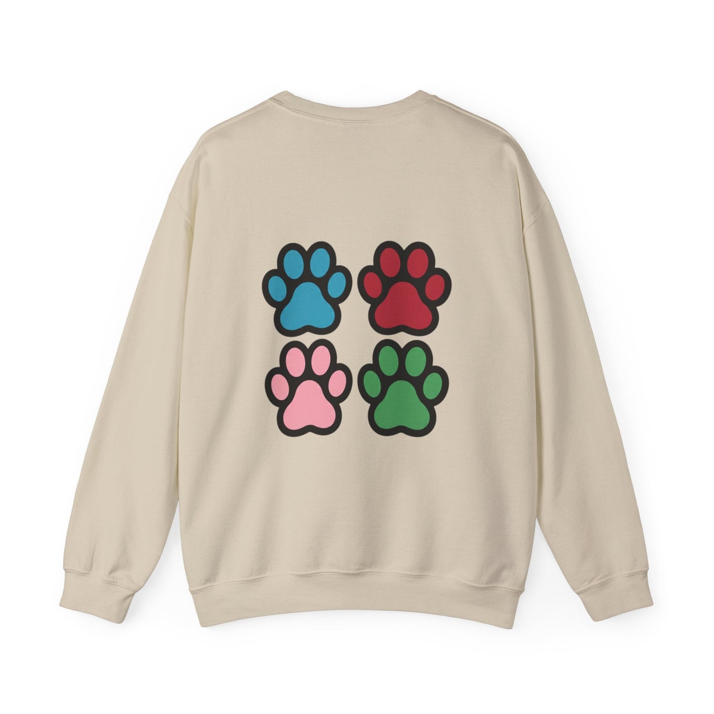 Impronte colorate felpa AKYCO vista da vicino