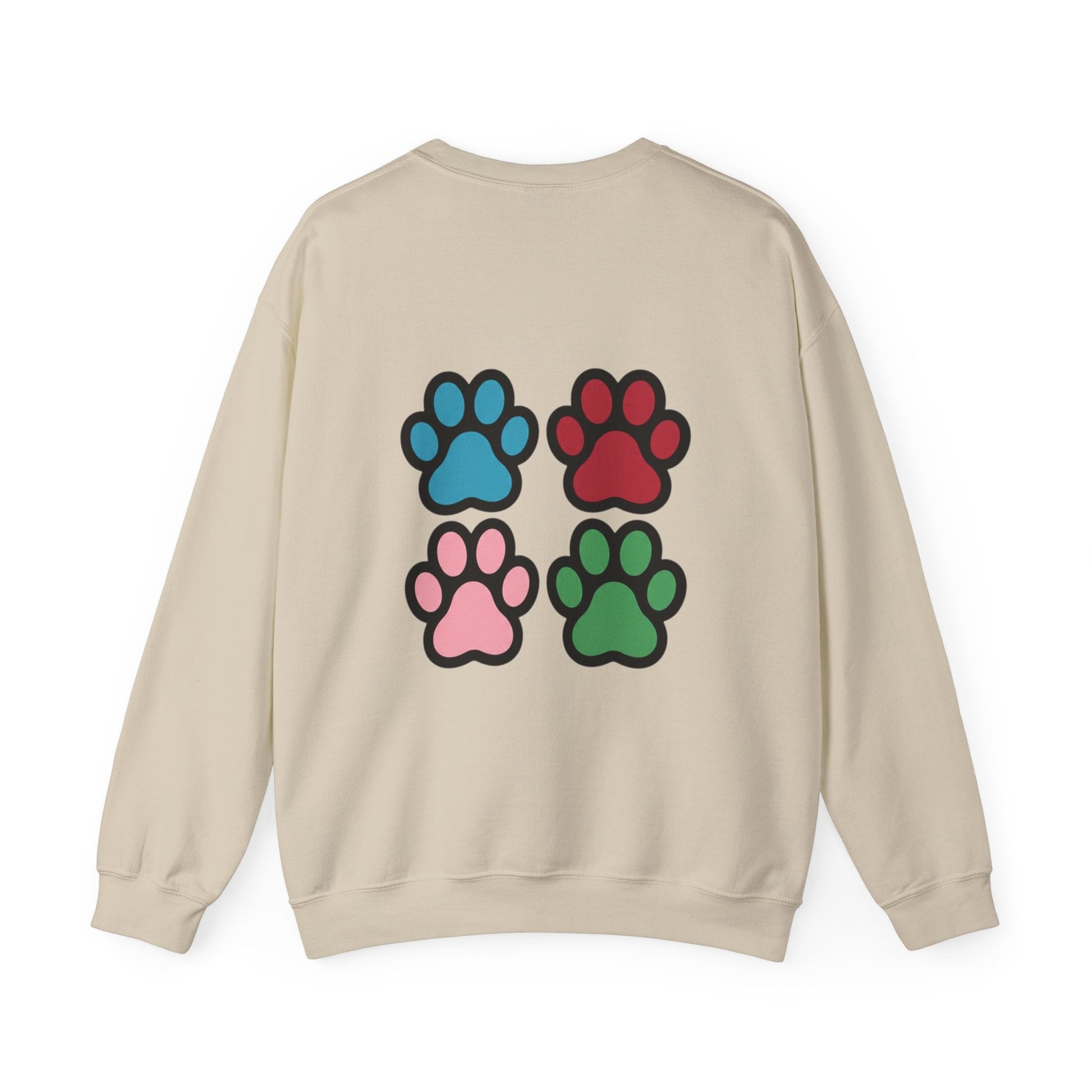 Impronte colorate felpa AKYCO vista da vicino