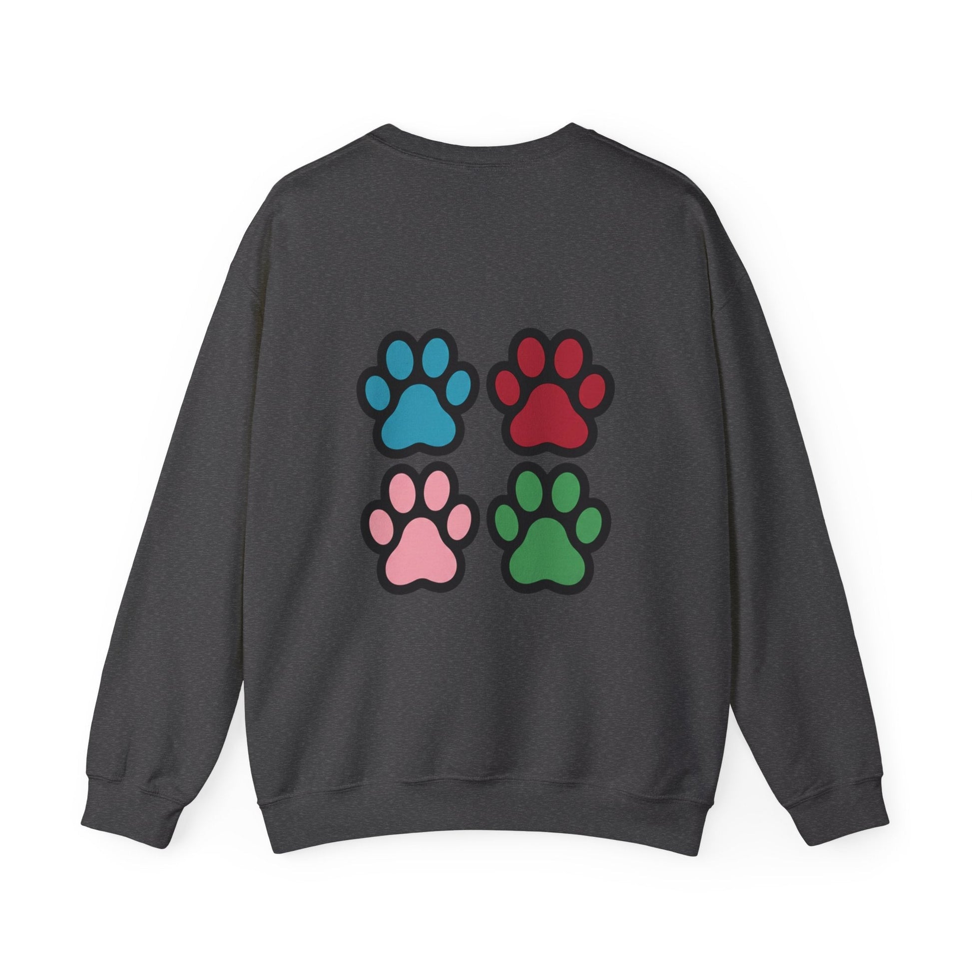 Impronte colorate felpa AKYCO vista da vicino