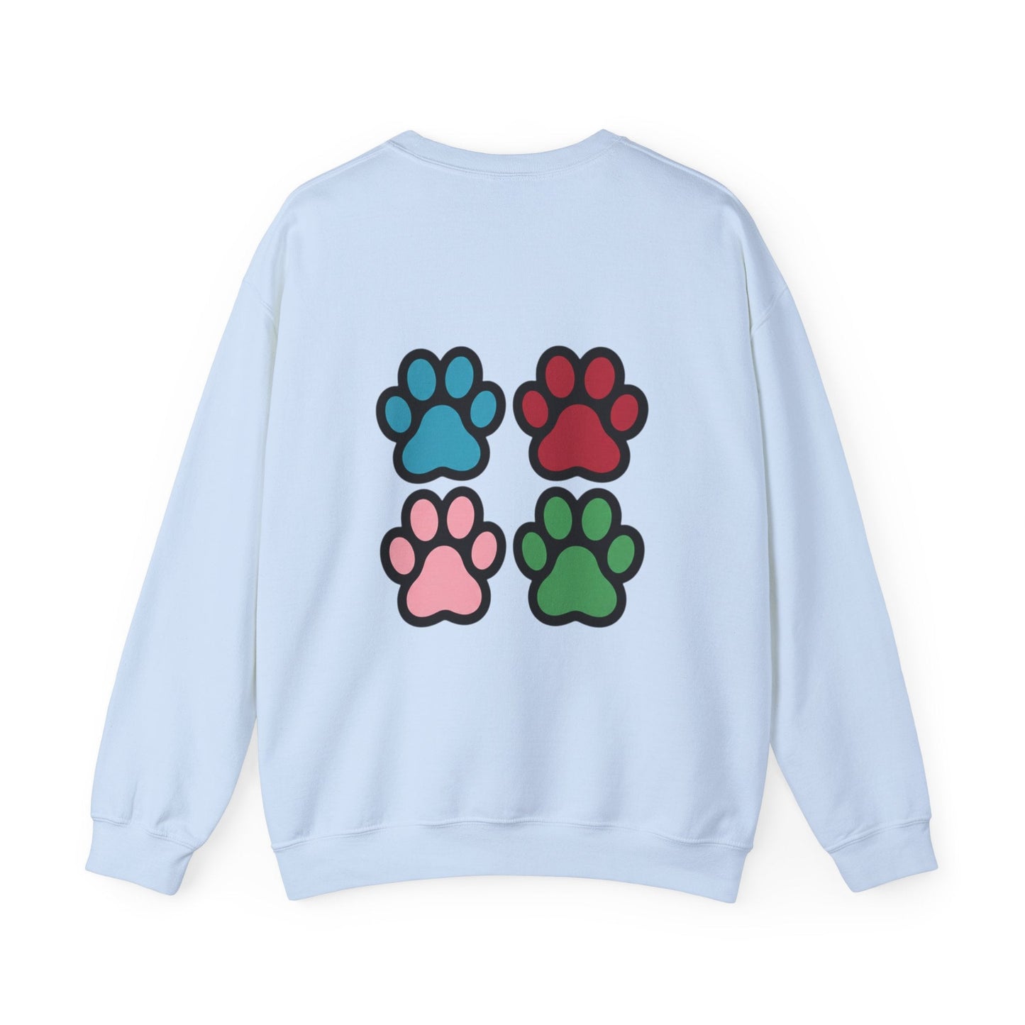 Impronte colorate felpa AKYCO vista da vicino