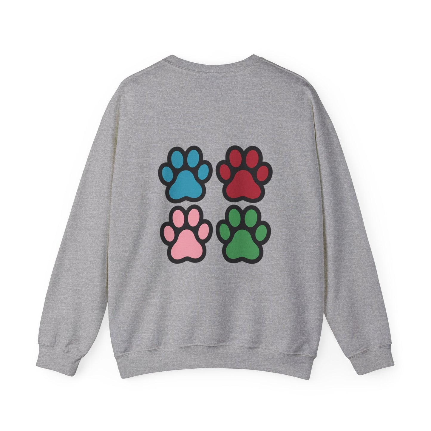 Impronte colorate felpa AKYCO vista da vicino