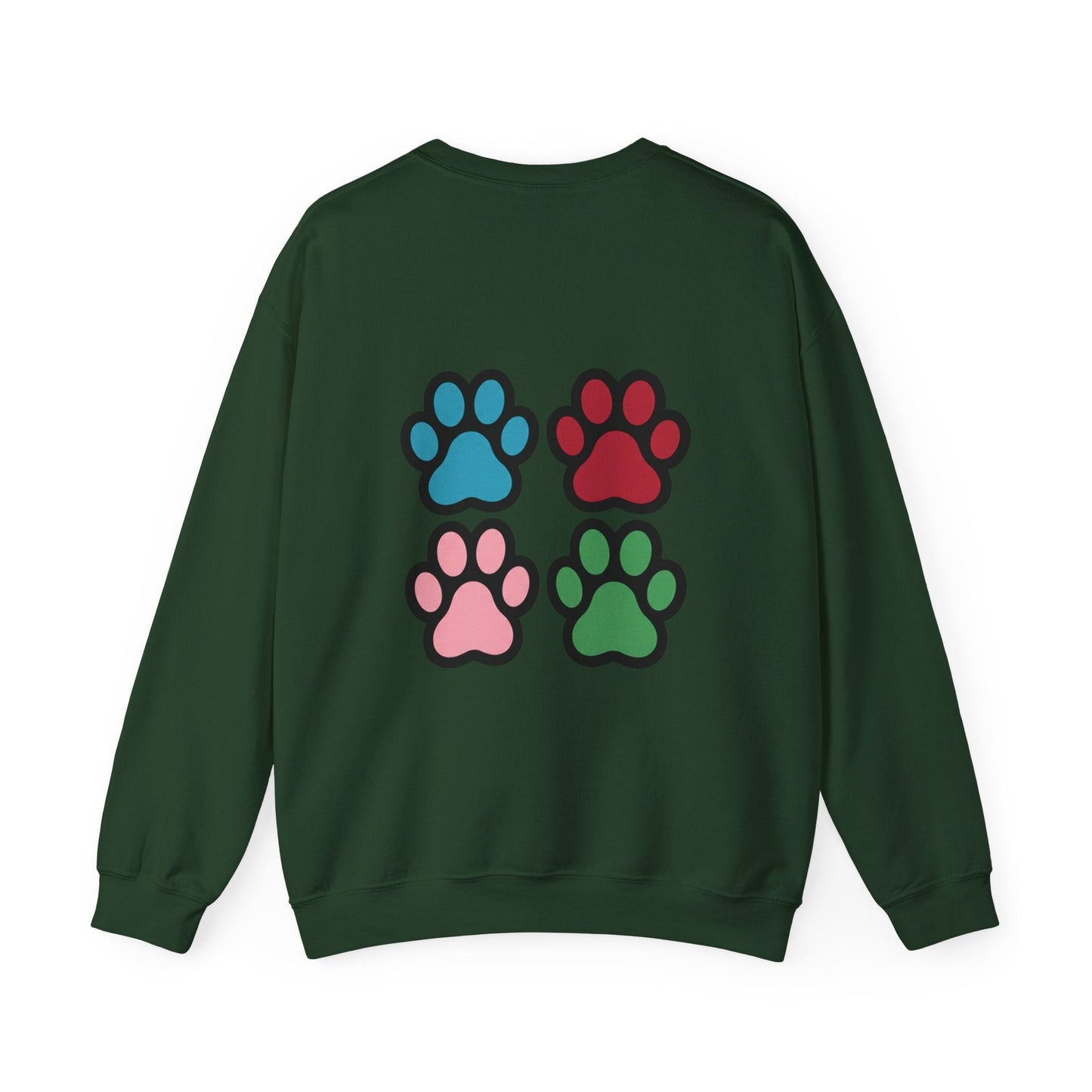 Impronte colorate felpa AKYCO vista da vicino