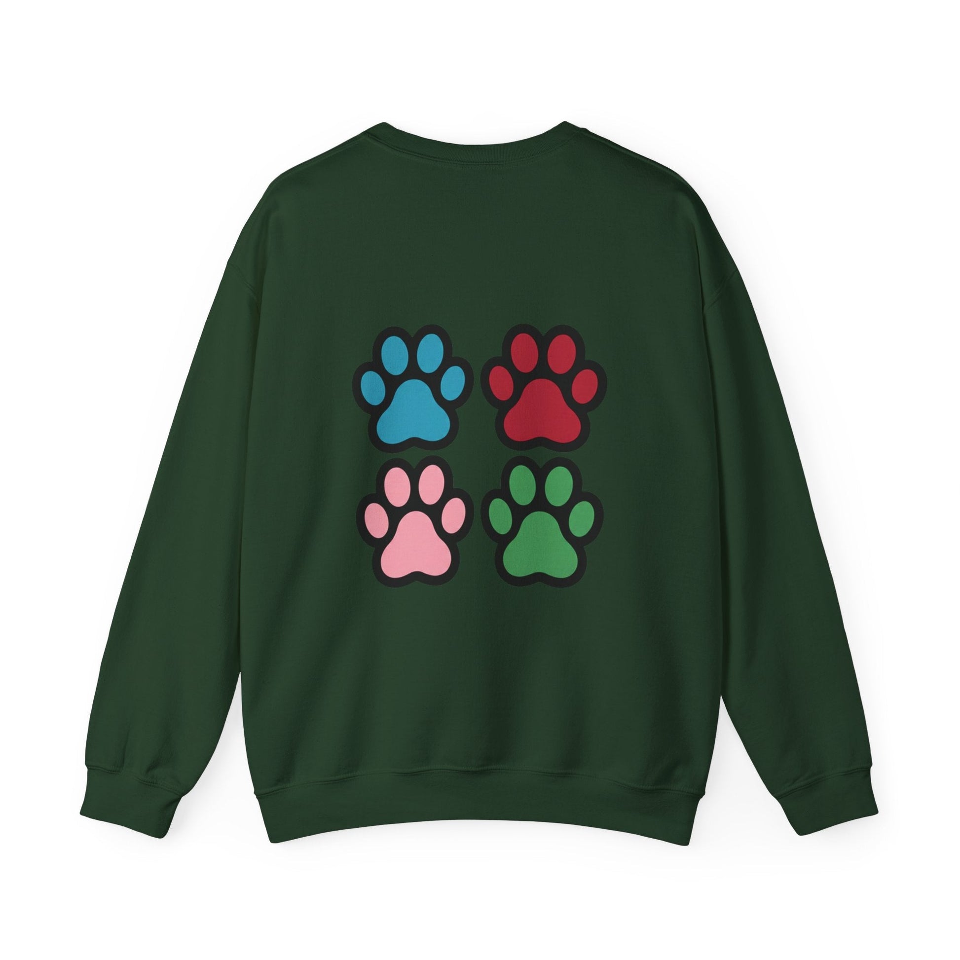 Impronte colorate felpa AKYCO vista da vicino