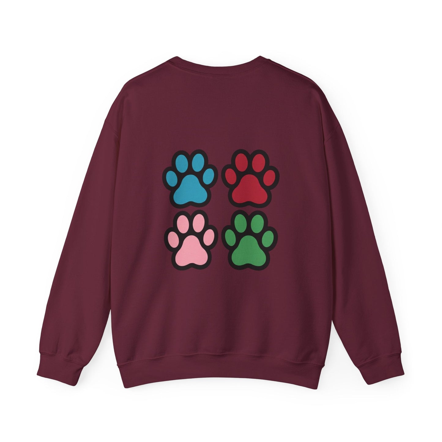 Impronte colorate felpa AKYCO vista da vicino