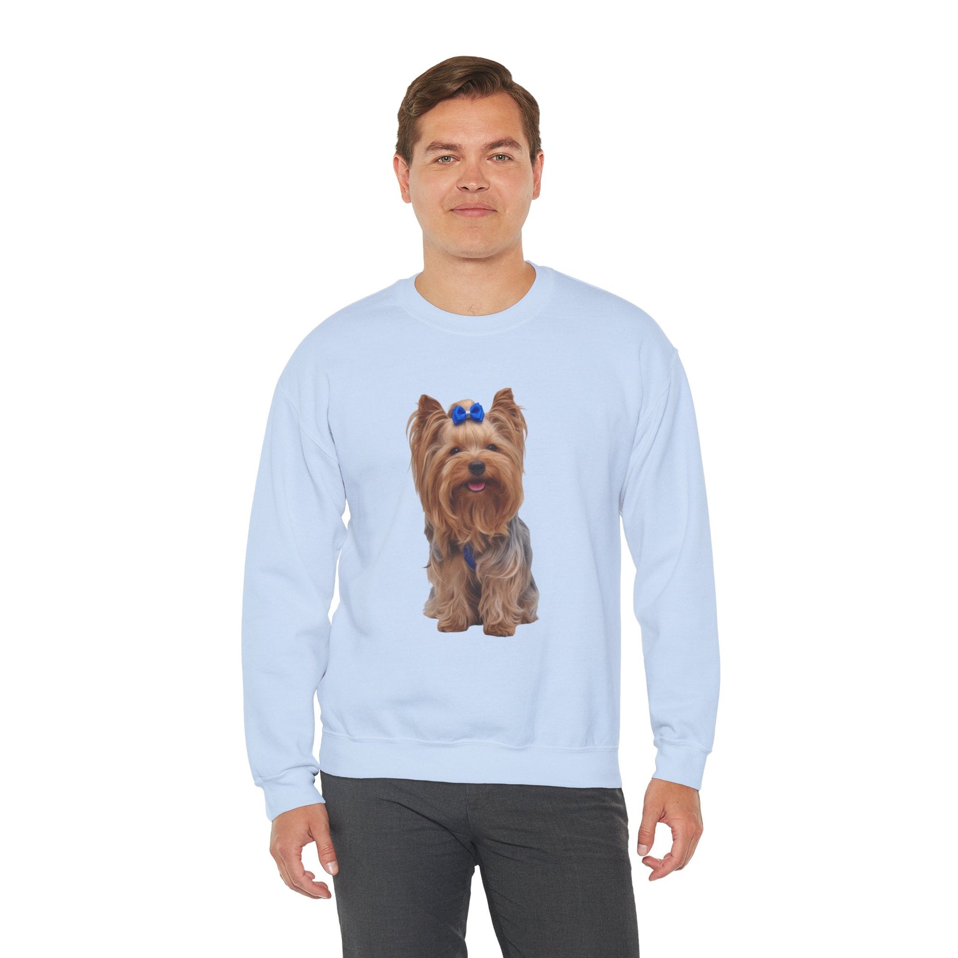Felpa Girocollo Unisex AKYCO per amanti degli Yorkshire Terrier e Yorkie