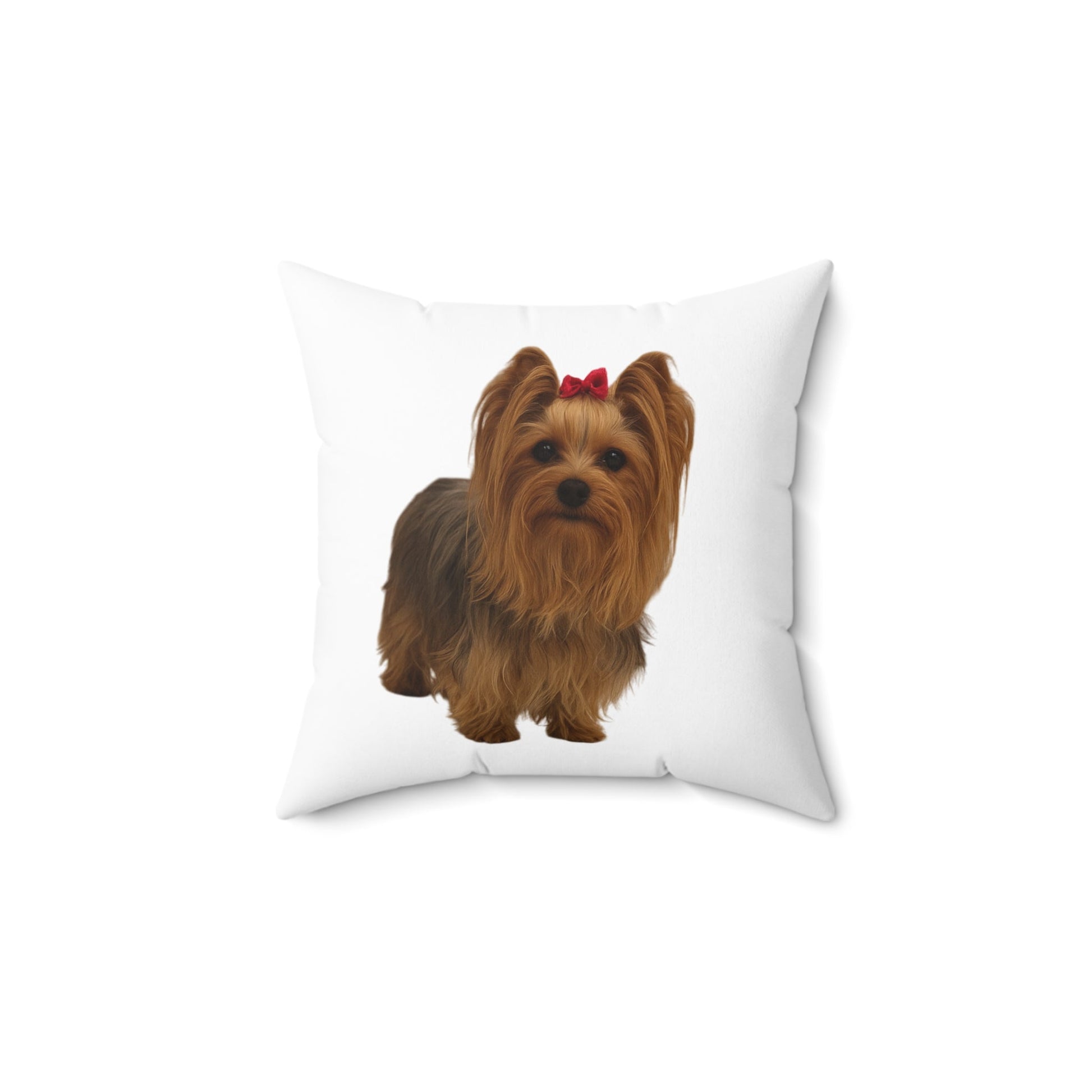 Yorkshire Terrier Throw Pillow — Cute Yorkie Decorative Cushion for Dog Lovers - AKYCO